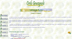 Desktop Screenshot of cultivodeflores.com.br